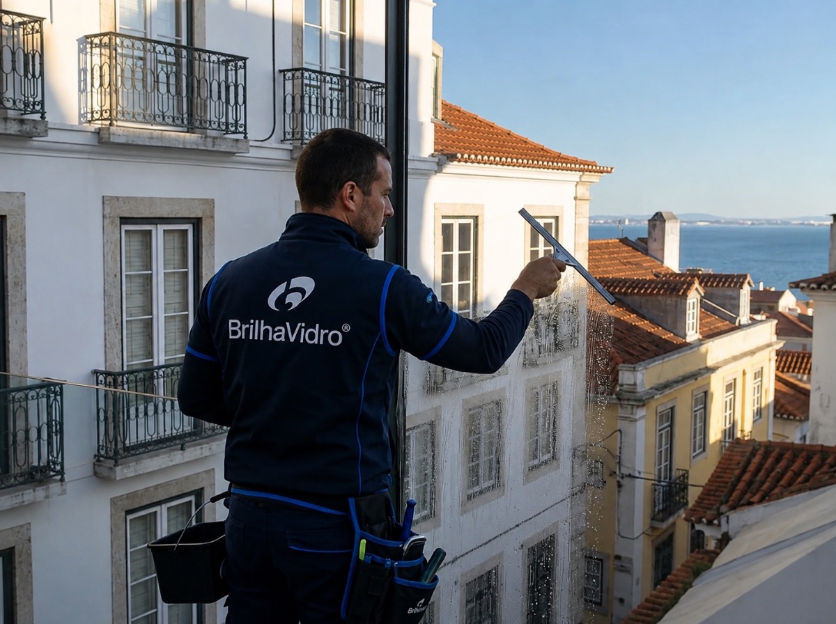 Limpeza de Vidros Profissional pela BrilhaVidro em Lisboa e Setúbal
